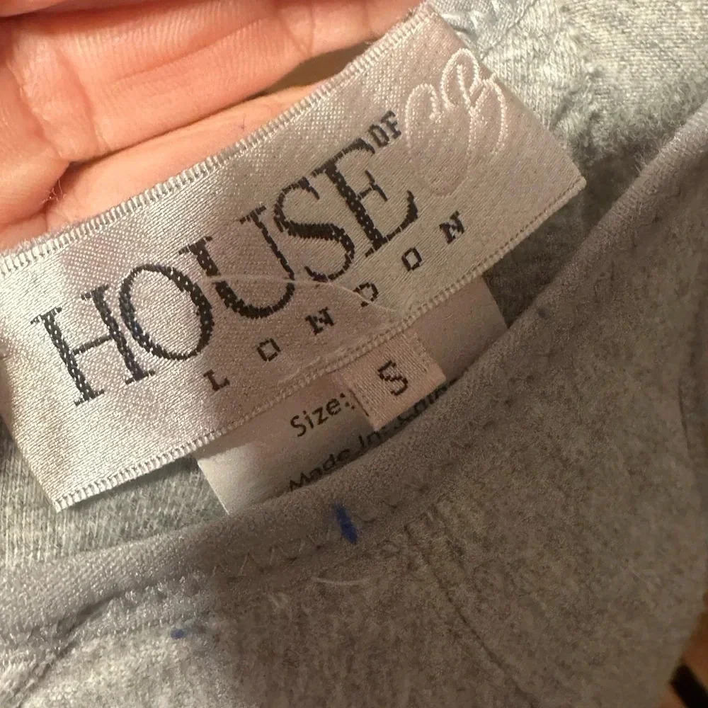 House of CB Kalani Jumpsuit Grey Women’s Small - Picture 4 of 8